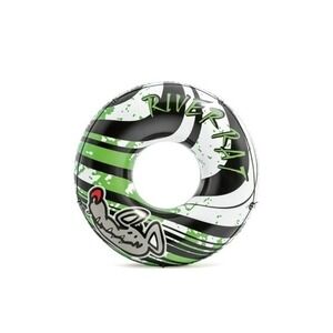 Intex Inflatable Green & Black Round River Rat Pool Lake River Water Float Raft